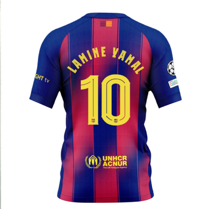 FCB - Home 25 - 26  - Player Jersey - UCL Patches