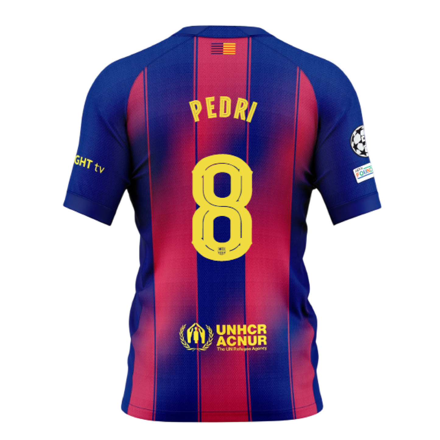 FCB - Home 25 - 26  - Player Jersey - UCL Patches