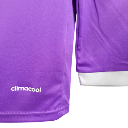 Madrid 16-17 Purple Long Sleeve Ronaldo #7 Champions Final Jersey