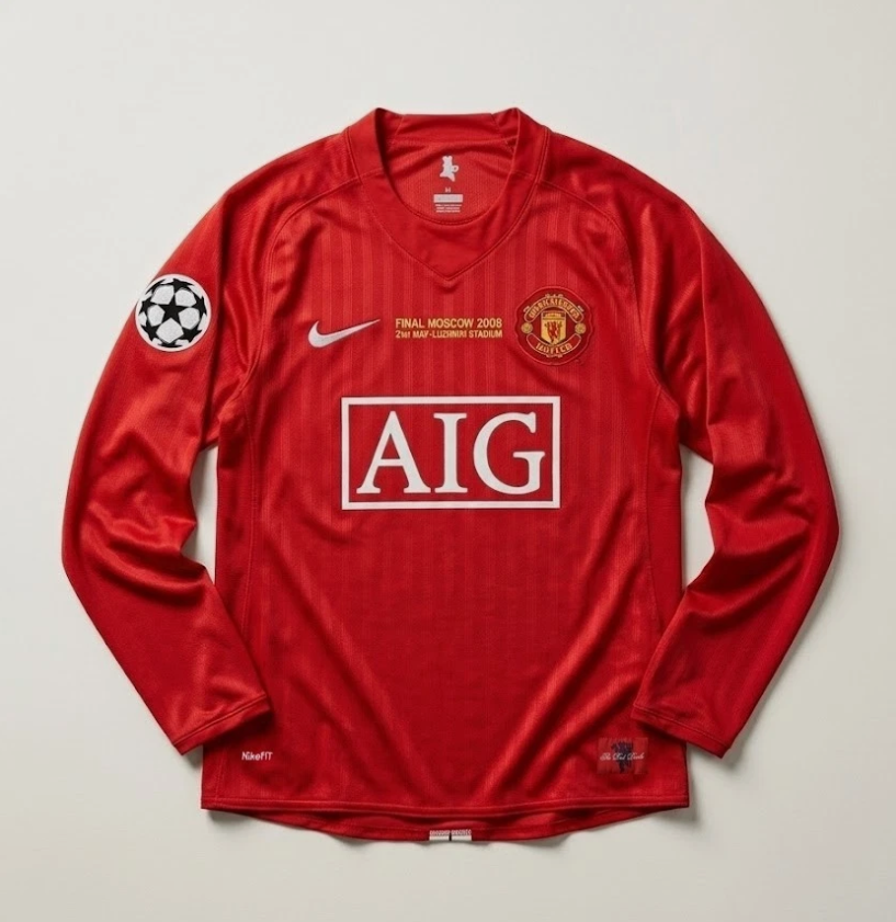 ManU 2008 Home Champions League Final Jersey - Ronaldo #7