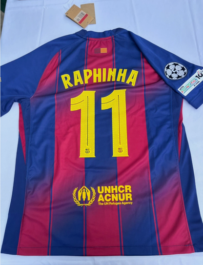 Blue & Red Soccer Jersey 25/26 - Lamine Yamal - Pedri - Lewandoski - Raphinha - Player Version