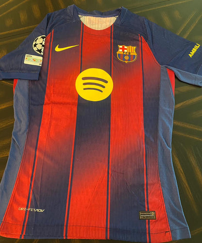 Blue & Red Soccer Jersey 25/26 - Lamine Yamal - Pedri - Lewandoski - Raphinha - Player Version
