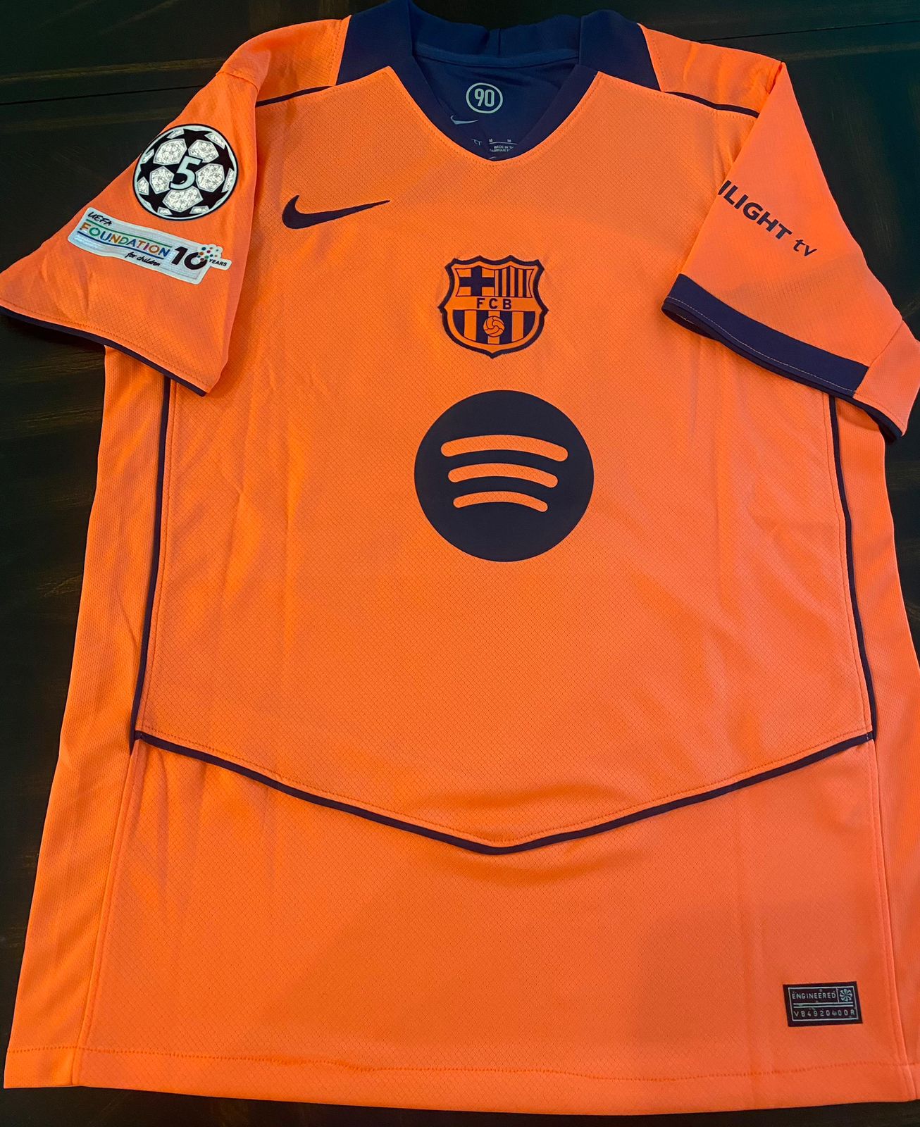 Orange Soccer Jersey 25/26 - Fan - Yamal - Pedri Comfortable