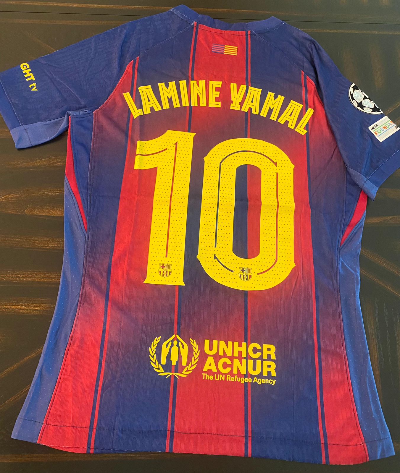Blue & Red Soccer Jersey 25/26 - Lamine Yamal - Pedri - Lewandoski - Raphinha - Player Version