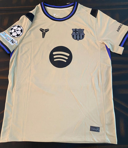 Beige Soccer Jersey 25/26 - Yamal - Pedri - Fan Edition - Standard Fit