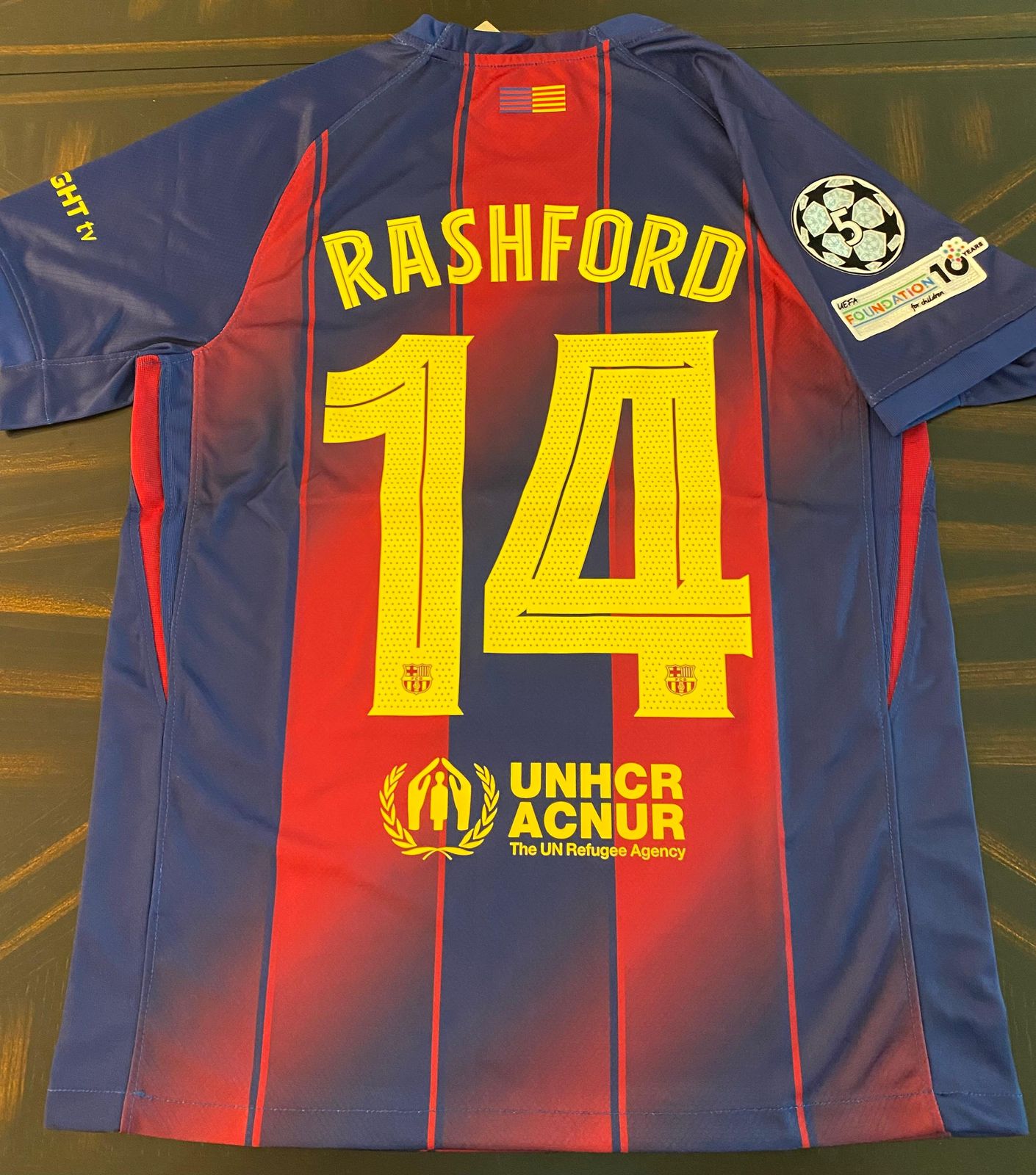 Blue & Red Soccer Jersey 25/26 - Lamine Yamal - Pedri - Rashford - Fan Edition