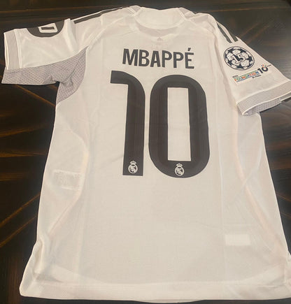 Kylian Mbappe - Bellingham - Vini - Valverde - Real Madrid 2025/26 Home Jersey - Player